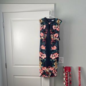 NY & Co navy, floral dress